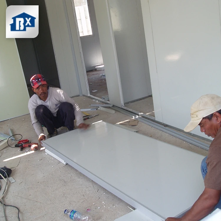 Prefab houses for sale prefabricated eps sandwich panels with light steel structure house labor living house