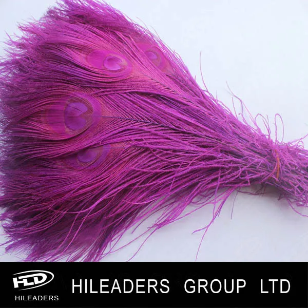 Dyed Peacock Feather for Party Decoration