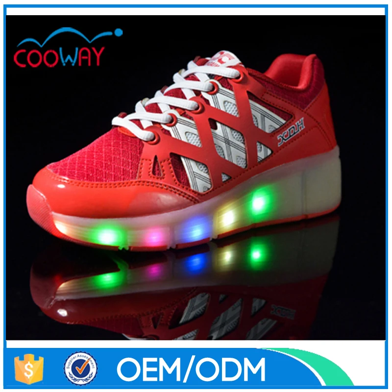 Высочайшее Качество Конкурентоспособная Цена Завода ролик скейт обувь с светодиодное освещение подошва