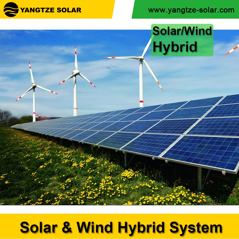 10kw wind solar hybrid power energy system with wind turbine & solar panel battery