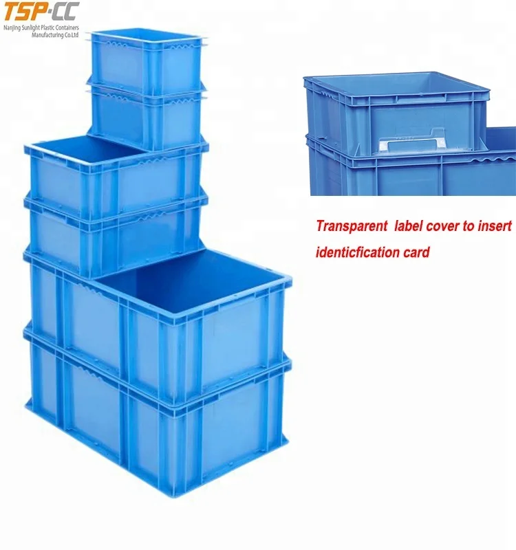 Cheap stacking plastic containers, warehouse stackable boxes