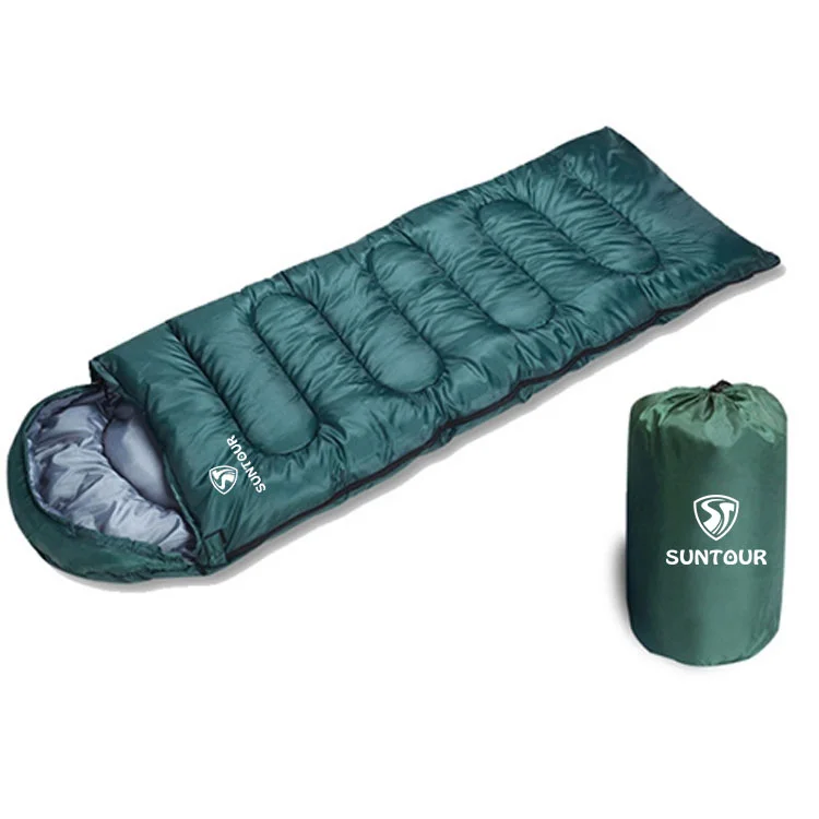 Manufacturer Camping Hiking Travel Ripstop Compact Lightweight Hollow Cotton Filling Mummy Sleeping Bag,