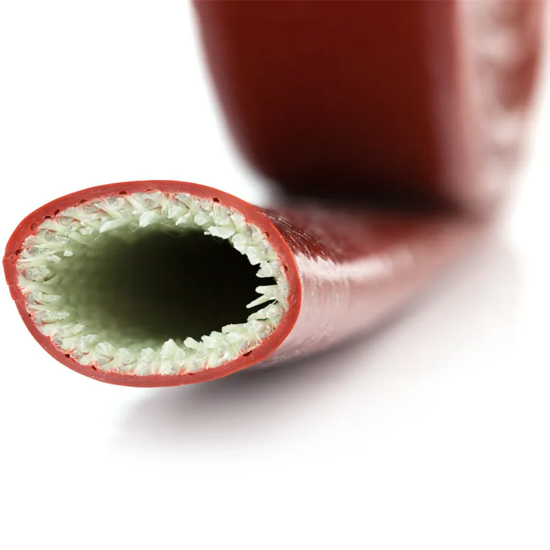 High temperature Silicone Coated Fireproof Sleeve protective sleeve for hoses and pipes