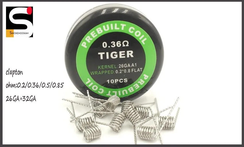smokehookah vapor coil heat wire heat resistant wire 26GA+32GA
