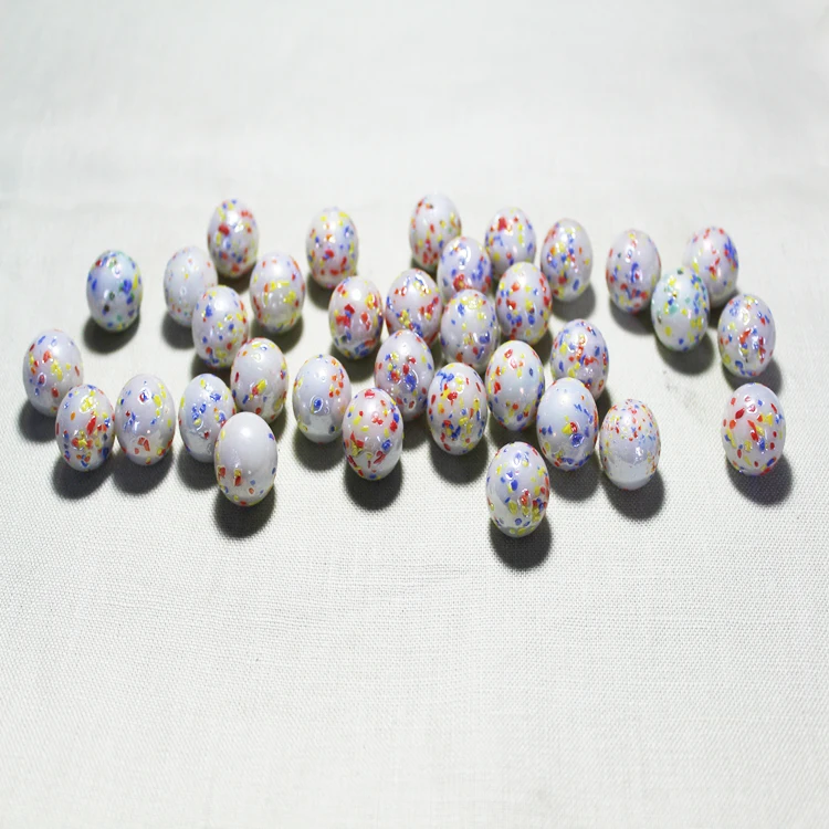 Смешанные цвета, красивые свободные мраморные стеклянные шарики молочного цвета для детей (60760301931)