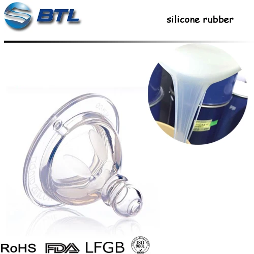 Transparent Food Silicone Rubber LSR Food Silicone For Nipple Kitchen Ware BQ6360