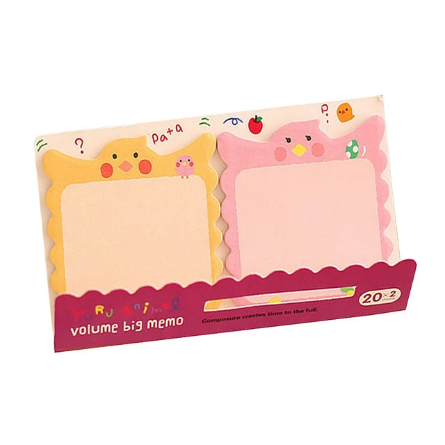 Mily Lovely Cute Cartoon Sticky Note Self-stick Note Pack of 8 and 25 Sheets per Pack notepads