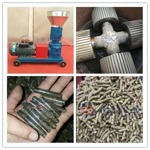 Rice husk pellet granulate machine for biomass fuel