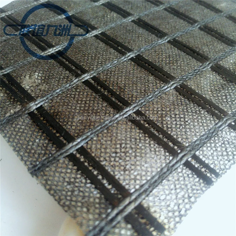 
Suture geogrid, knitted Polyester geogrid composite nonwoven geotextile for asphalt pavement reinforcement 