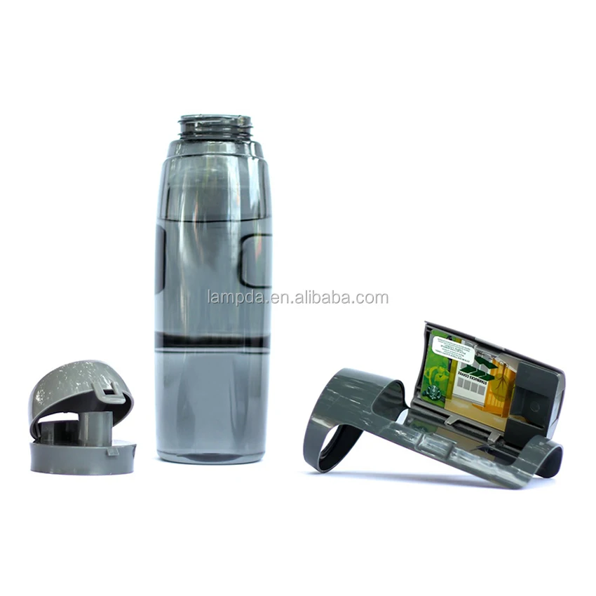 New 2024 product idea unique wallet bottle, recycled plastic bottle, soft shaker water bottle