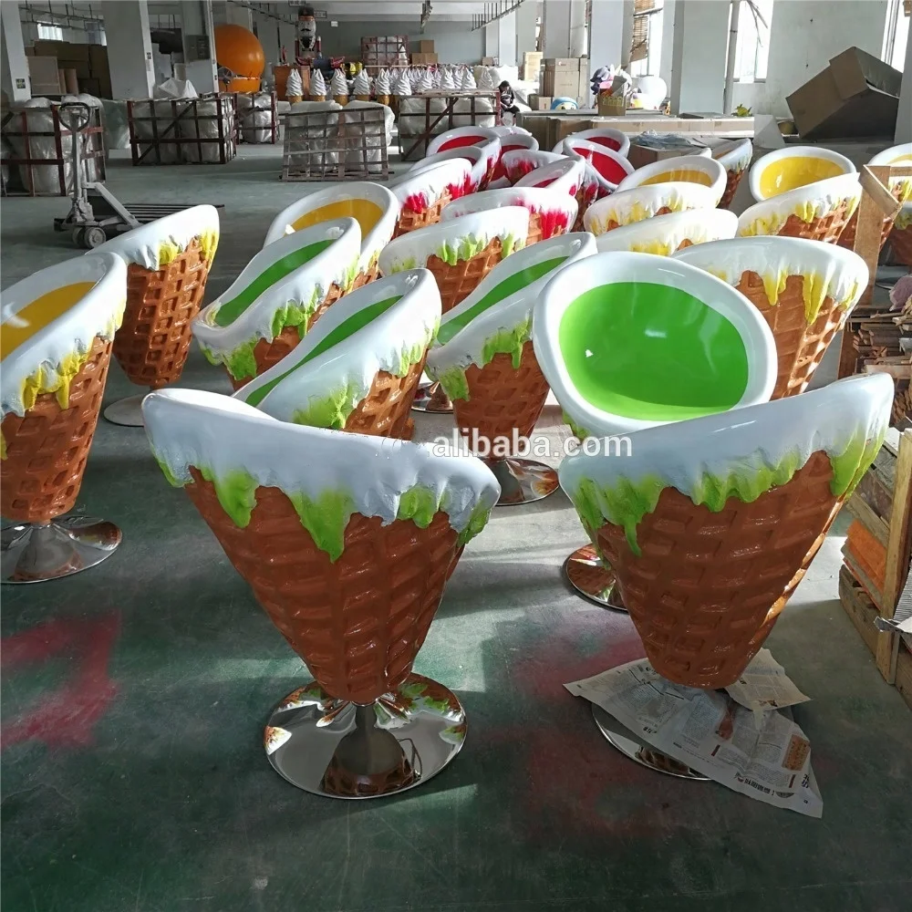  Мебель для ресторана магазина gelato стулья мороженого конусная мебель стул и