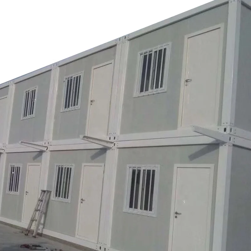 honduras low cost easy install removable modern prefab modular container duplex house