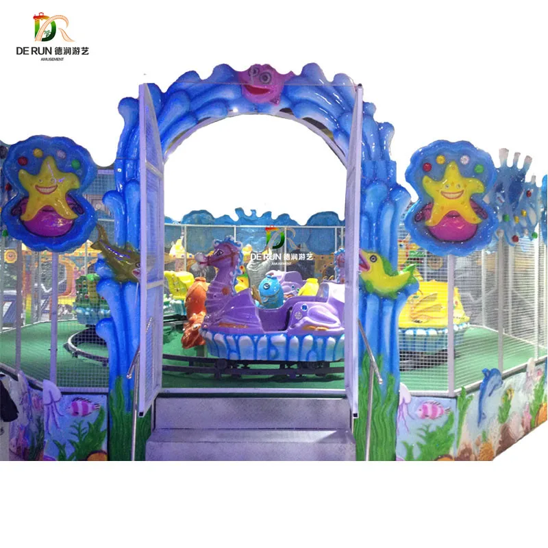 Amusement park spinning balls equipment spray balls track train rides for sale