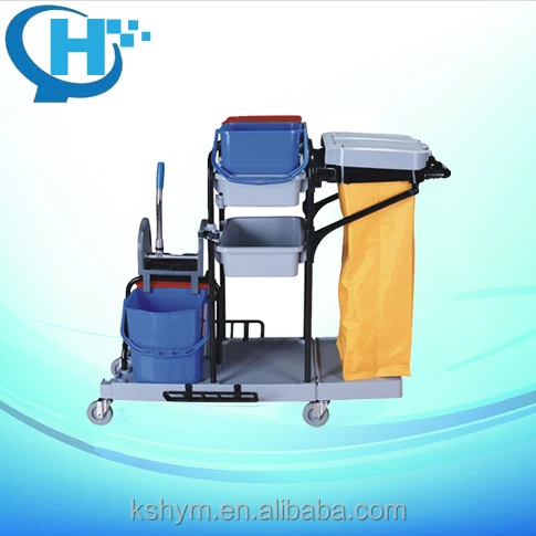 multifunctional cleaning service cart