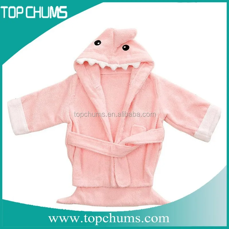
wholesale hotel hooded fleece cotton animal children kids Baby bathrobe 