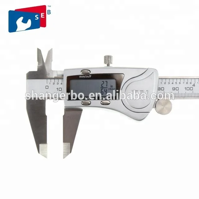 ЖК-дисплей цифровой штангенциркуль 12 дюймов с 1/64