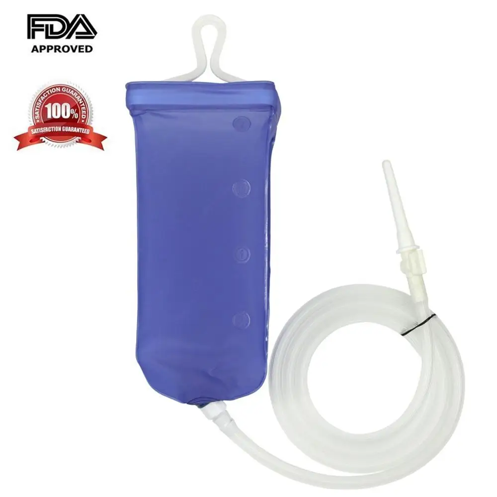 Springmed 1.5L/2L PVC/  Rubber/ Silicone / enema kit/ douche bag Medical Disposable PVC Enema Bag