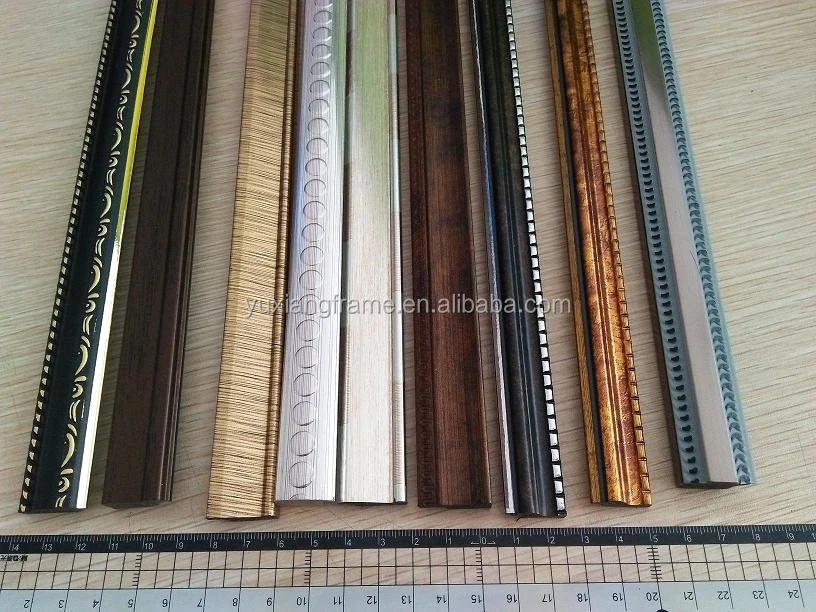 hot sale popular cheap New style small size ps plastic picture frame moulding polystyrene painting frame profile