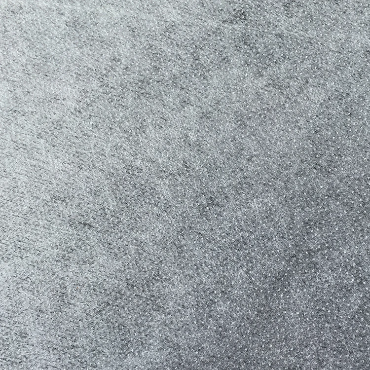 
100% Polyester Coat Horse Hair Canvas Non Woven Fabric Interlining 