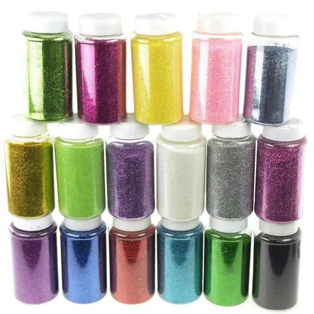 PET polyester bulk glitter powder for screen printing, nail,eyeshadow, wallpaper, Christmas decoration,whosale bulk