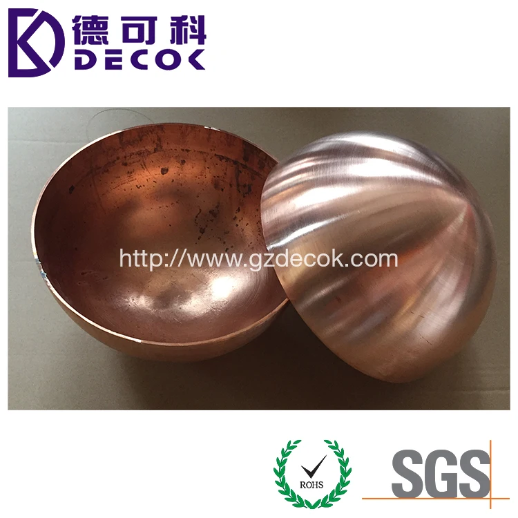 100mm-300mm Hollow Copper Ball Hemisphere Half Sphere for Sale
