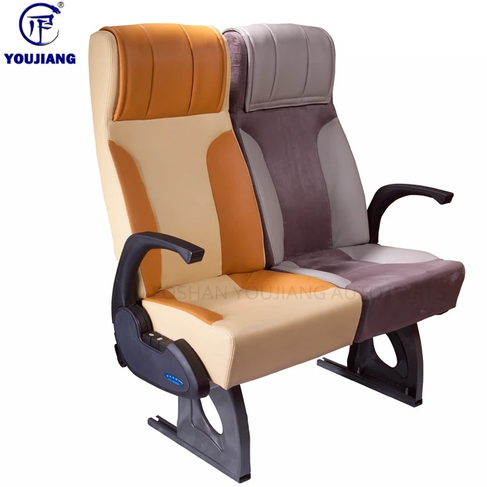 leather or fabric luxury folding bus seats
