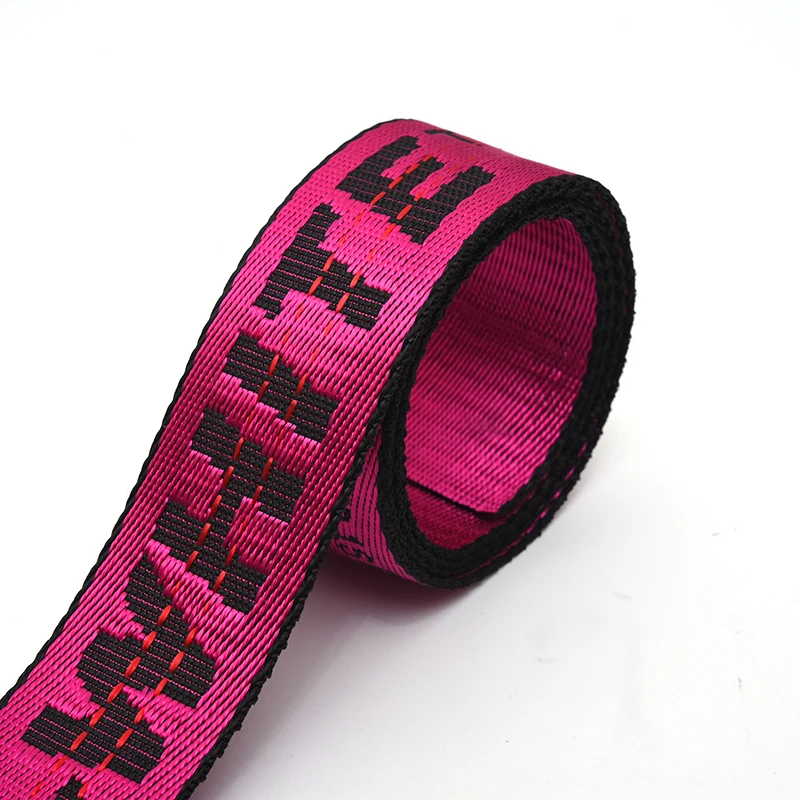 Высококачественная плотная лента, жаккардовая плетеная нейлоновая тесьма
