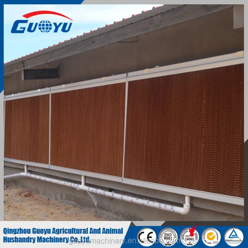 Wet Curtain Cooling System/Greenhouse Evaporative Cooling Pad/Cooling Pad