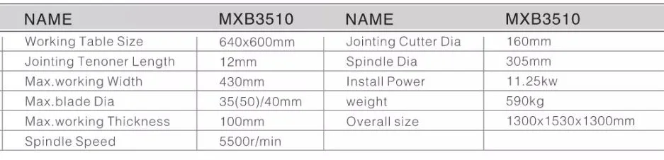 Automatic woodworking Finger Press Jointer Woodworking Machine semi-auto Finger Jointer  woodworking MXB3510  for wood