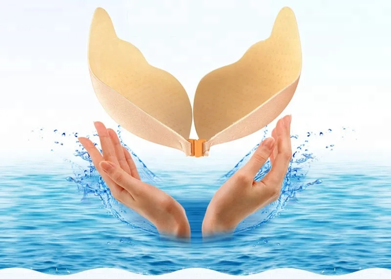 silicone bra strapless push up freebra adhesive fabric bra