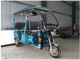 Лидер продаж легкий электрический велосипед полный трехколесный рикша для пассажира