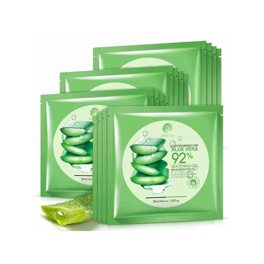 Popular Korean facial mask organic aloe gel facial mask whitening and hydrating