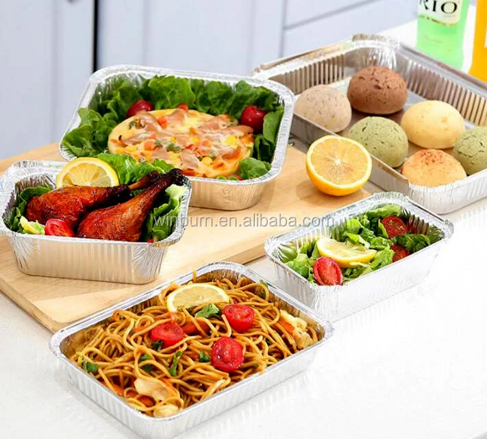
Disposable Aluminium Foil Oven Safe Food Container 