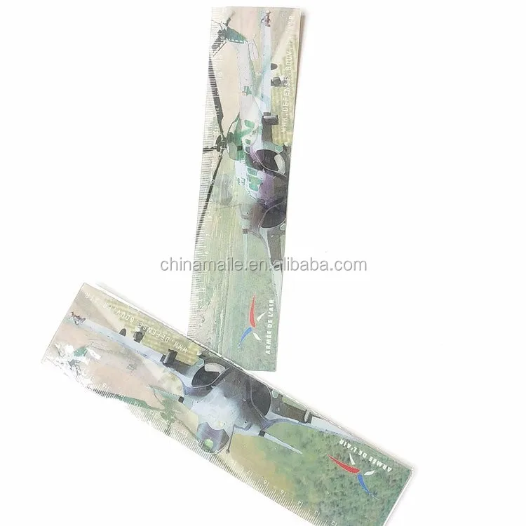 Custom educational 3D school lenticular ruler for promotion gift