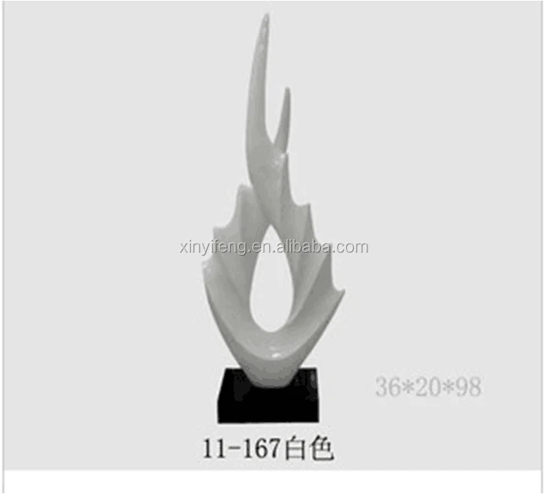FRP Office Resin Decoration Concise Modern Sculpture Abstract Artware