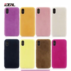 Microfiber Canvas Cloth Hard Fabric Back Cover Protective Phone Case PC Protect Cover For Iphone xs max xr 8 7 6 6 plus