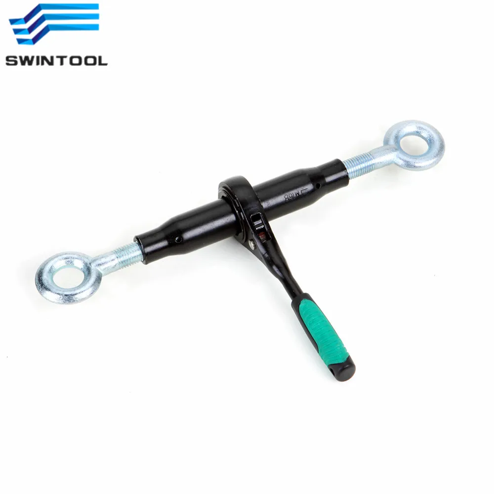 High Quality Cheap Closed Stainless Steel Ratchet Close Rotating Ratchet Turnbuckle With Rubber Handle