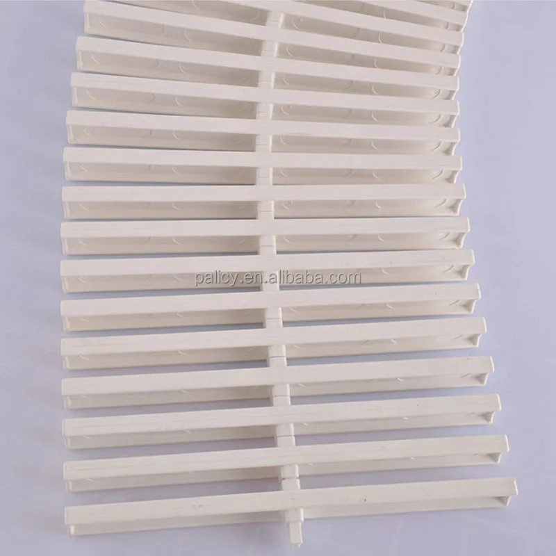 New design Wave type swimming pool overflow grating pps pool gutter grating price