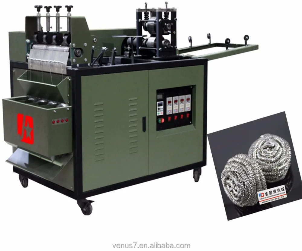
Fully Automatic Spiral Common Scourer Machine Clean Ball Machine Scourer Ball Making Machine 