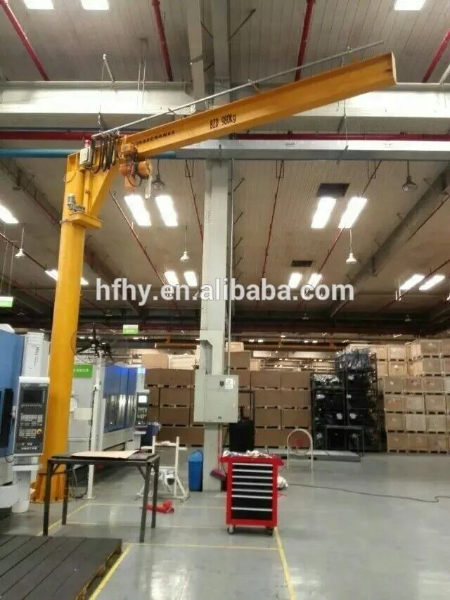 Кран с фиксированной стойкой 360 градусов, 1000 кг/2 тонны, 3 т/5 тонн, сертификат CE, производитель Китай