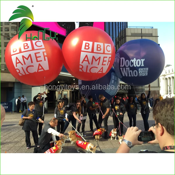 High Quality Printed Giant Balloons Helium / Inflatable Advertising Balloon