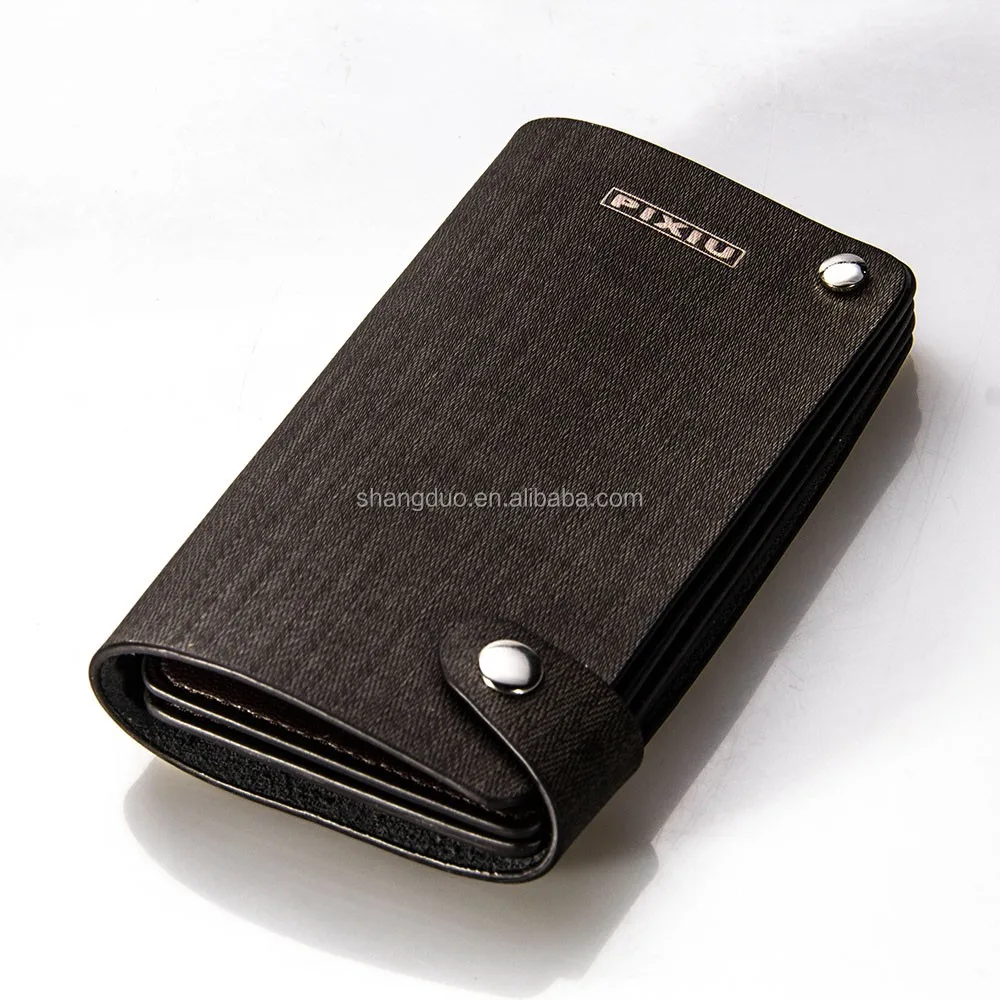 Профессиональный кожаный держатель для карт в качестве корпоративного рекламного подарка