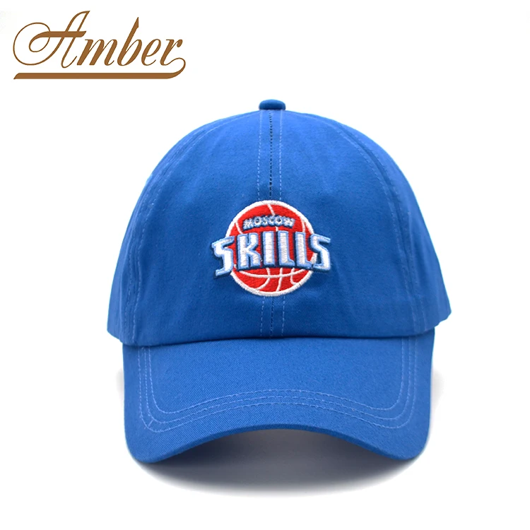 Wholesale adult basketball team basketball pattern embroidery logo sports hat baseball caps