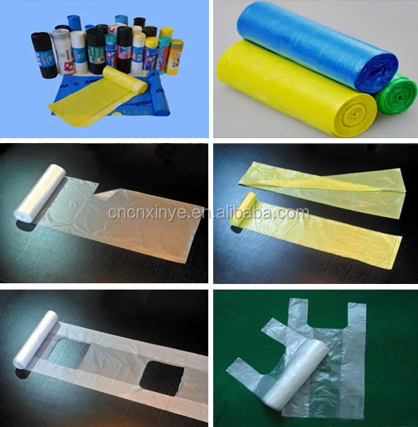 Plastic Roll Garbage  Bag Making Machine