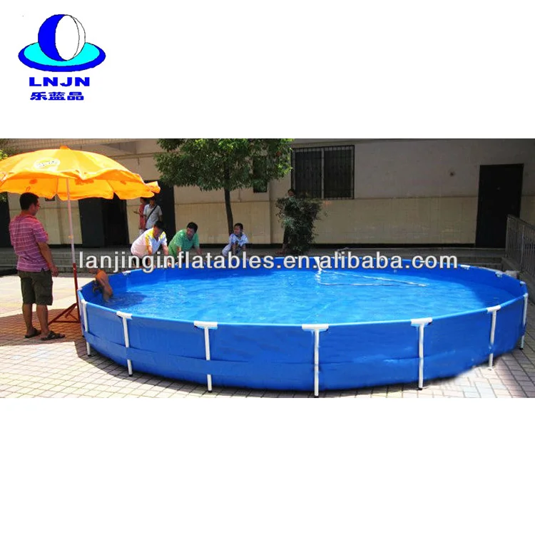 Easy Set Up Home Use Pvc Ground Frame Freestanding Swimming Pool