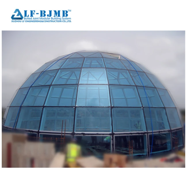 light weight skylight glass dome roof for Church