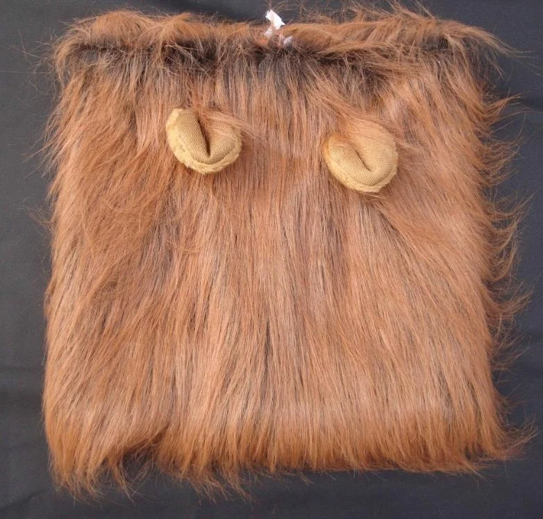 Heyri pet supplies funny cosplay Halloween Christmas Birthday mane lion wig for large pet dog hat