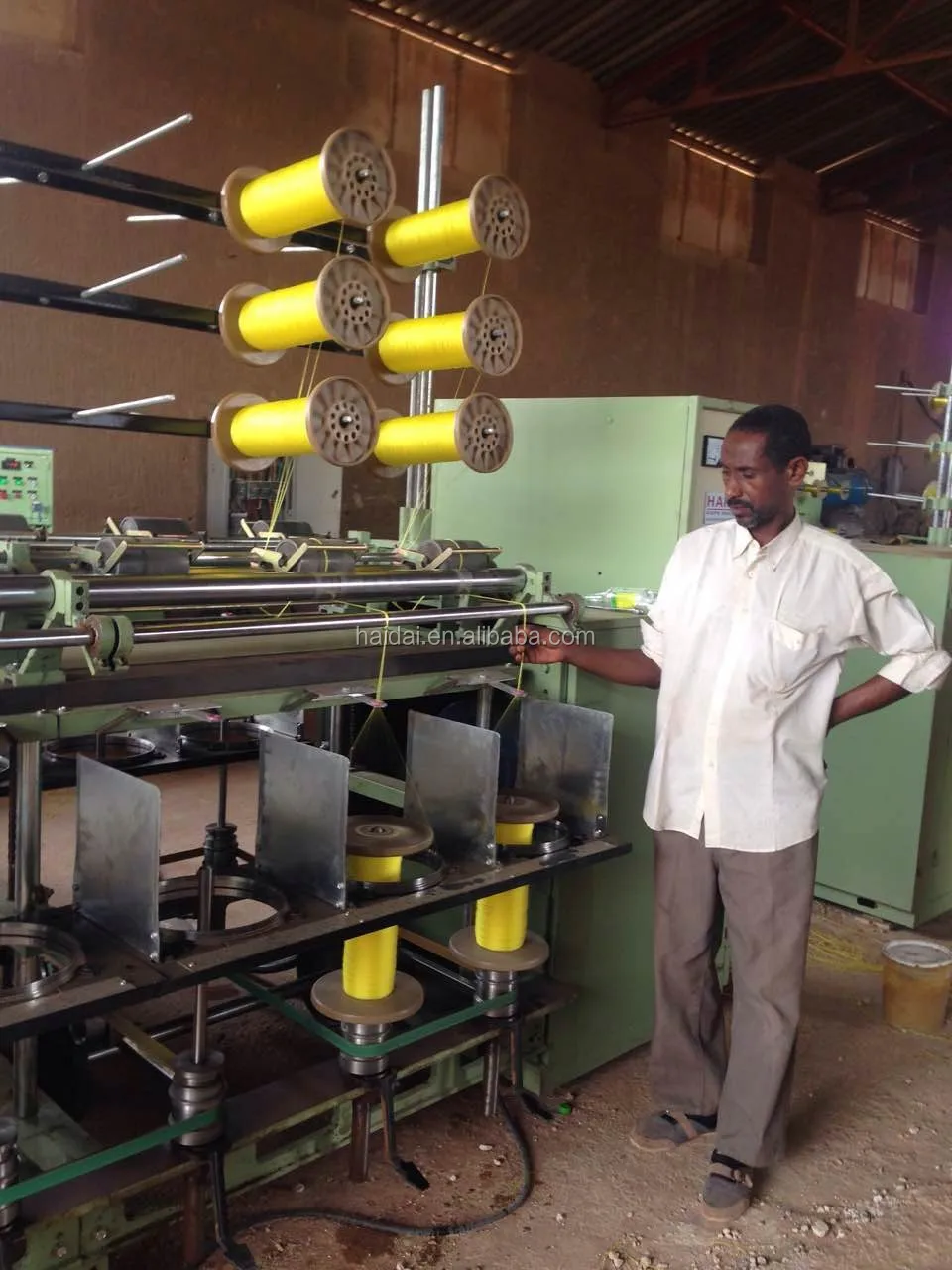 40 шпинделей ПП Веревки Пряжи 3 слоя пряжи скручивание машины для продажи