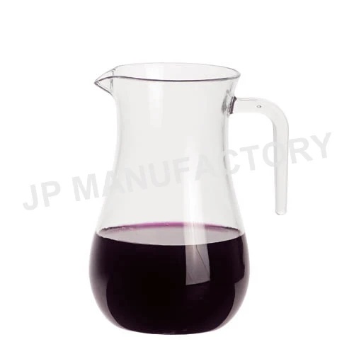 Unbreakable Printable 30oz plastic red wine jug with handle