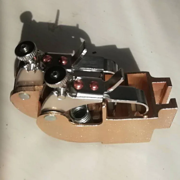 Copper carbon brush holder and carbon brush for cement plant